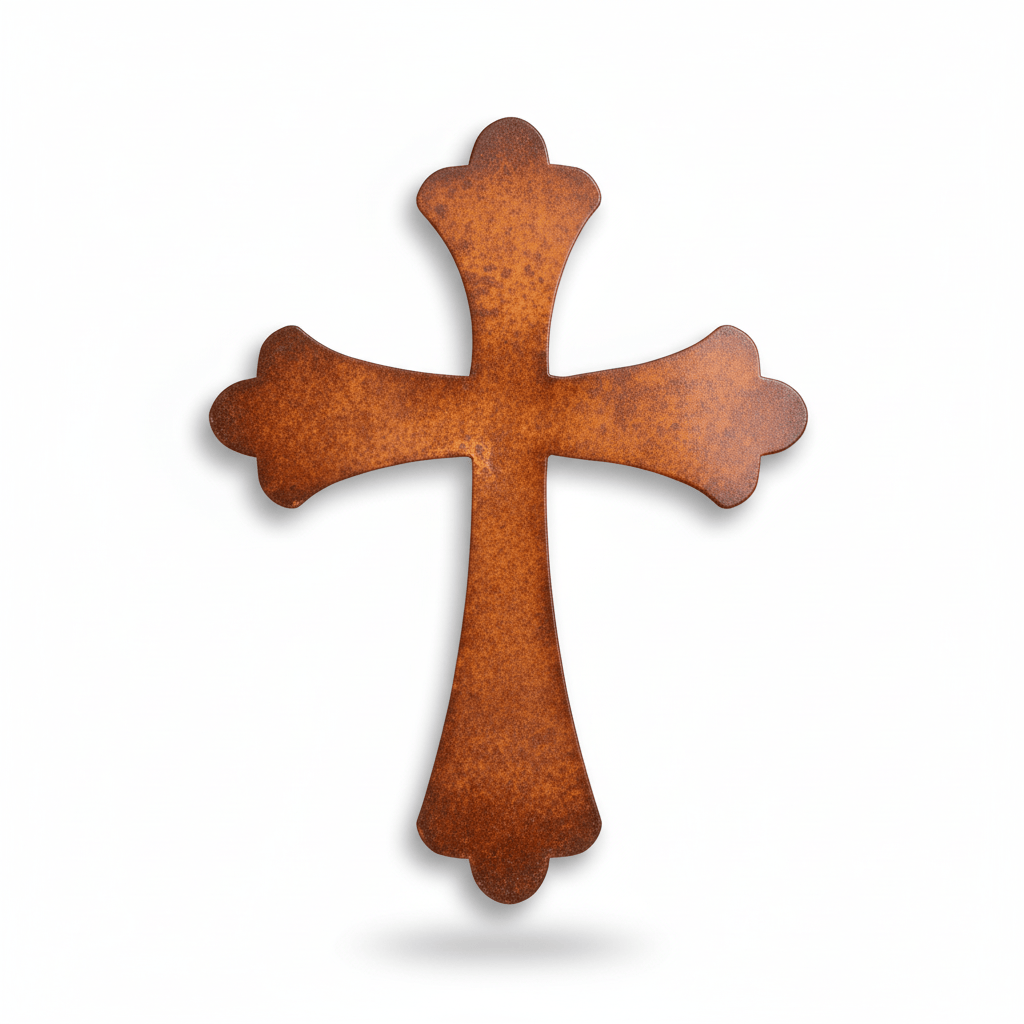 Rusty Rooster Fabrication & Design Magnets Cross Magnet (Pkg of 3) (B4)