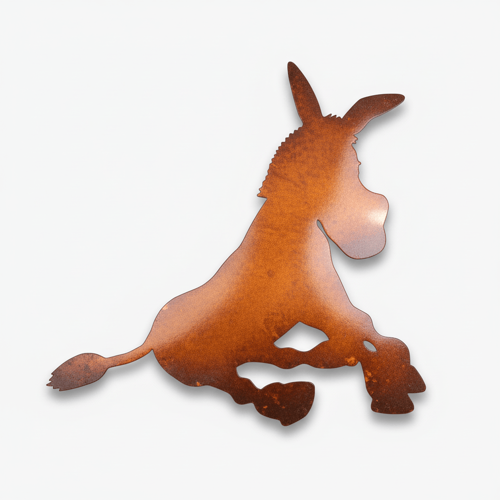 Rusty Rooster Fabrication & Design Magnets Donkey Sitting Magnets (Pkg of 3) (B5)