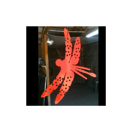 Rusty Rooster Fabrication & Design Metal Dragonfly Wall Art (E)