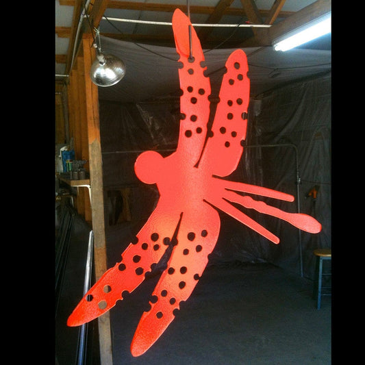 Rusty Rooster Fabrication & Design Metal Dragonfly Wall Art (E)