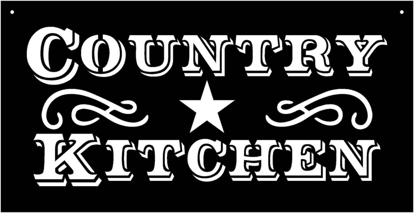 Rusty Rooster Fabrication & Design metal Sign Country Kitchen Sign ((C64)