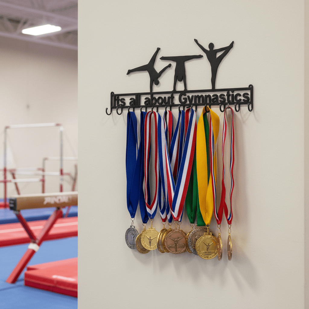 Rusty Rooster Fabrication & Design metal Sign Male Gymnastic Metal Rack Custom Text (F16)