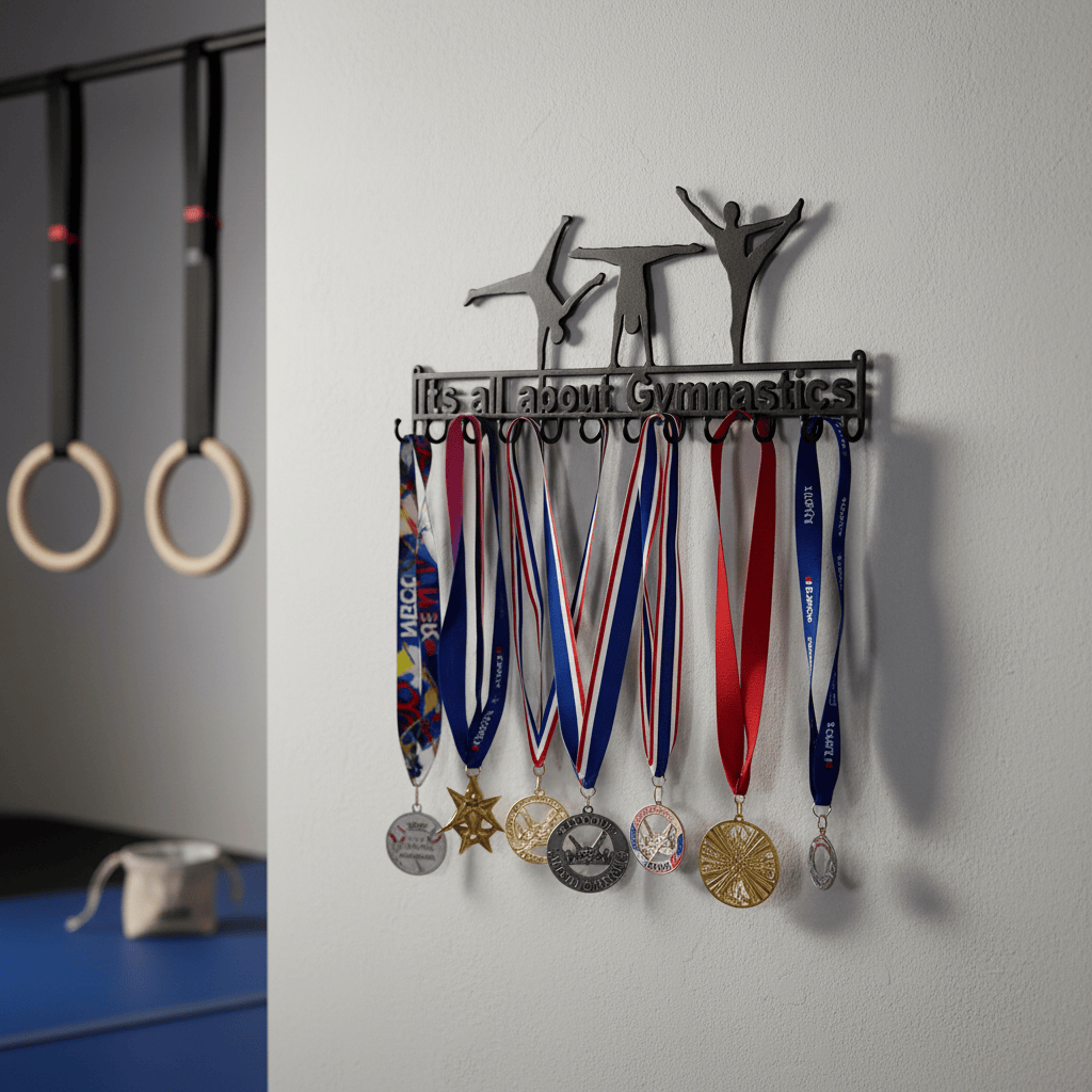 Rusty Rooster Fabrication & Design metal Sign Male Gymnastic Metal Rack Custom Text (F16)
