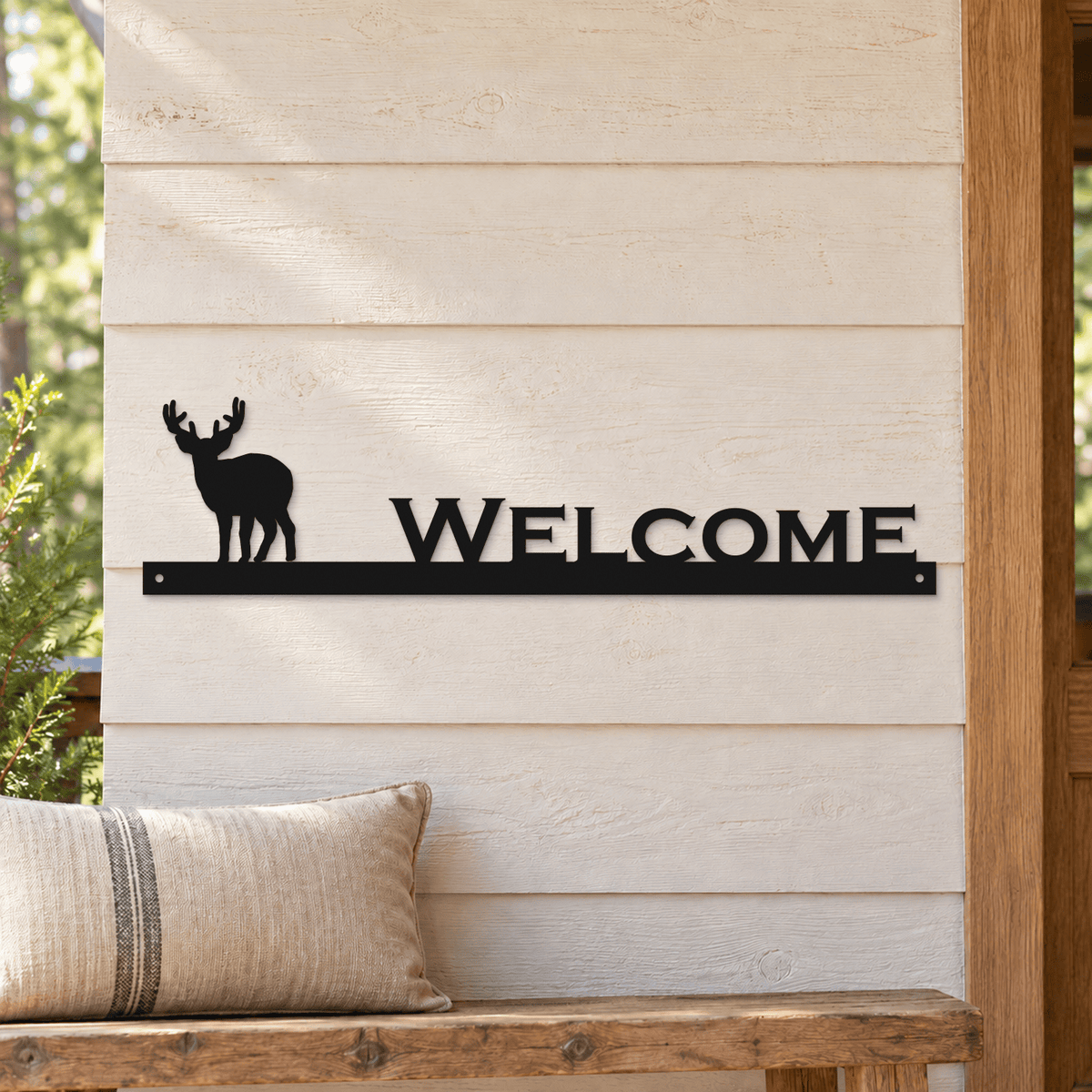 Rusty Rooster Fabrication & Design Metal Sign Personalized Animal Metal Name Sign (D96)