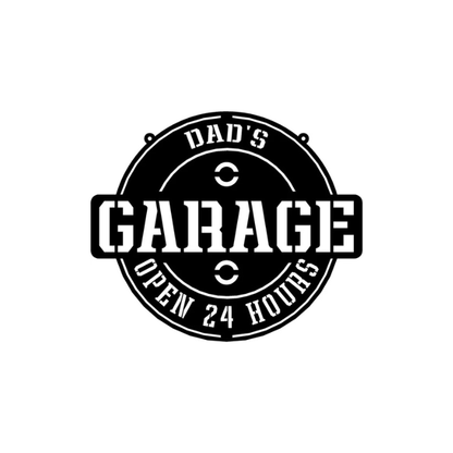 Rusty Rooster Fabrication & Design metal Sign Premium Dads Garage Metal Sign - Rusty Rooster Metal (C60)