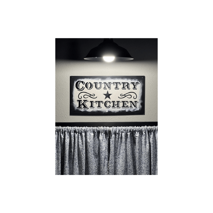 Rusty Rooster Fabrication & Design metal Sign Rustic Country Kitchen Sign - Farmhouse Decor by Rusty Rooster Metal (C64)