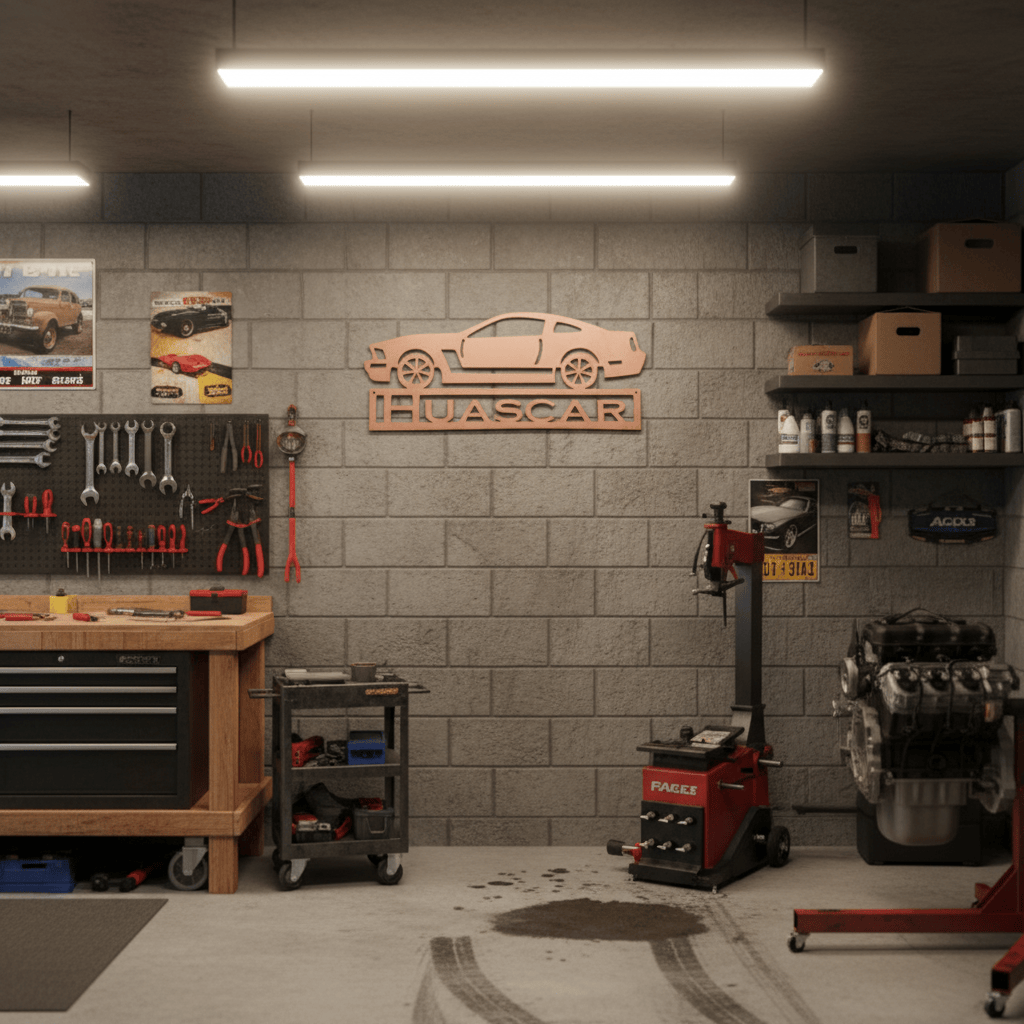 Rusty Rooster Fabrication & Design Mustang with Custom Text Box (W20)