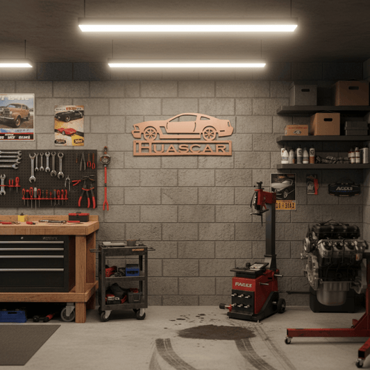 Rusty Rooster Fabrication & Design Mustang with Custom Text Box (W20)