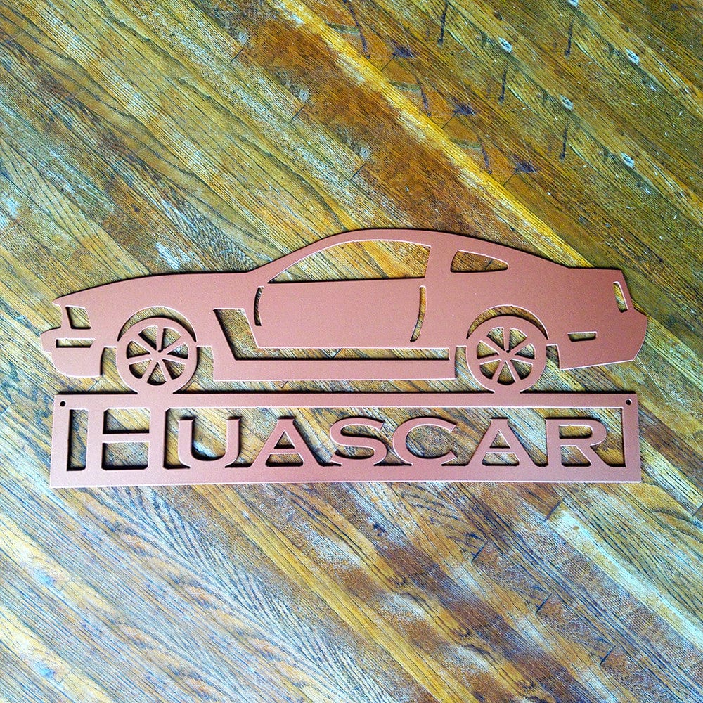 Rusty Rooster Fabrication & Design Mustang with Custom Text Box (W20)