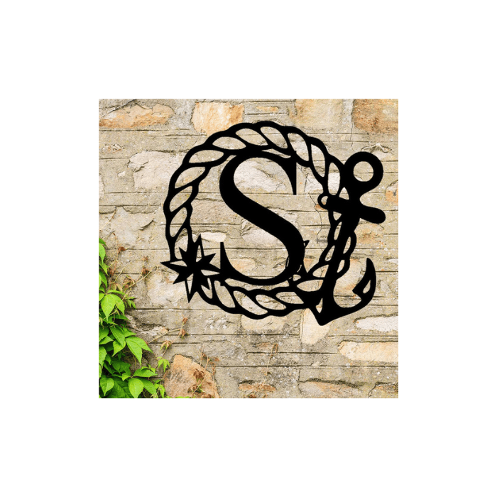 Rusty Rooster Fabrication & Design Nautical Monogram (A50)