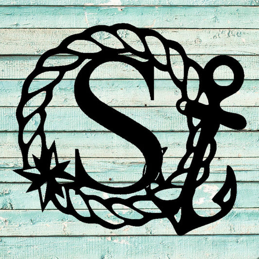 Rusty Rooster Fabrication & Design Nautical Monogram (A50)