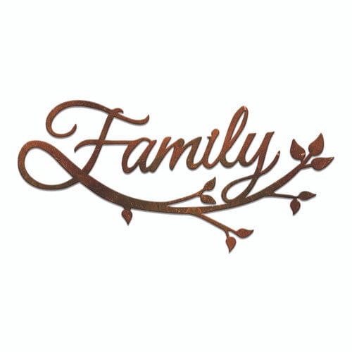 Rusty Rooster Fabrication & Design No Color Family Tree Branch Metal Wall art