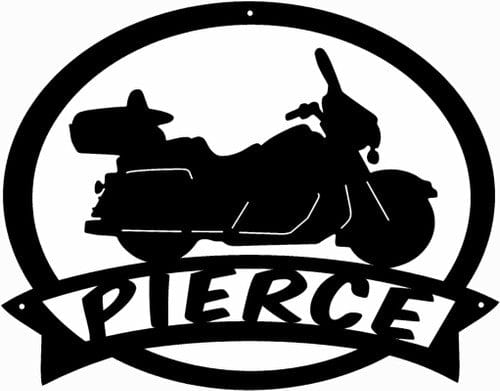 Rusty Rooster Fabrication & Design No Color Personalized motorcycle sign, Custom metal sign, Gift for dad, Personalized sign, Metal sign, Motorcycle sign (Y31)