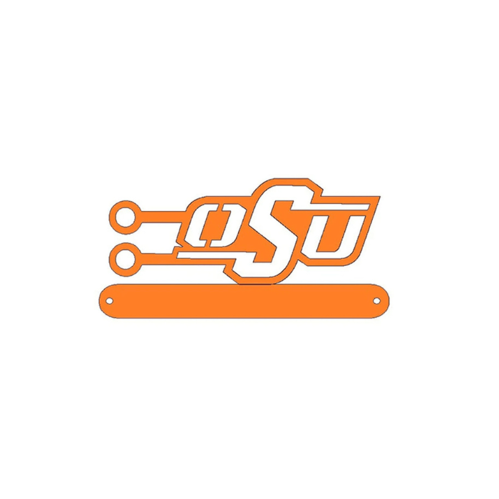 Rusty Rooster Fabrication & Design Oklahoma State Cowboys Rain Gauge (C46)