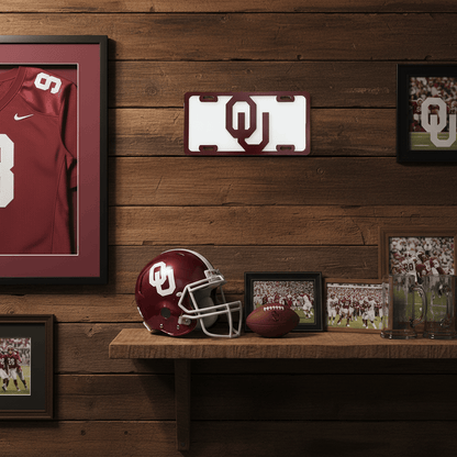 Rusty Rooster Fabrication & Design OU License Plate (E38)