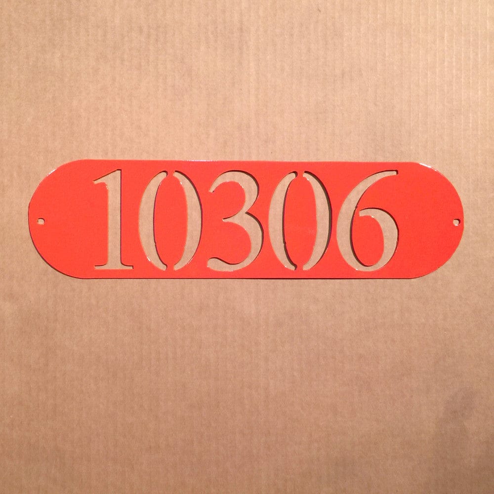 Outdoor Address Plaque | Metal Address Plaque (Outdoor) - Rusty Rooster ...