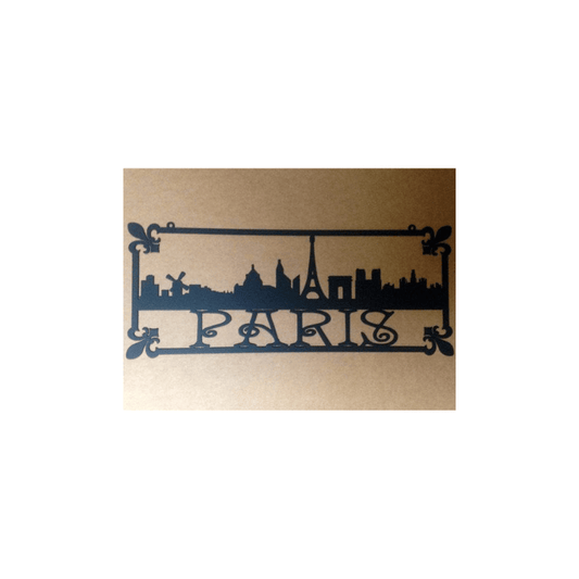 Rusty Rooster Fabrication & Design Paris Skyline (T12)