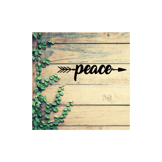 Rusty Rooster Fabrication & Design Peace Arrow Metal Wall Art – Directional Sign (C29)