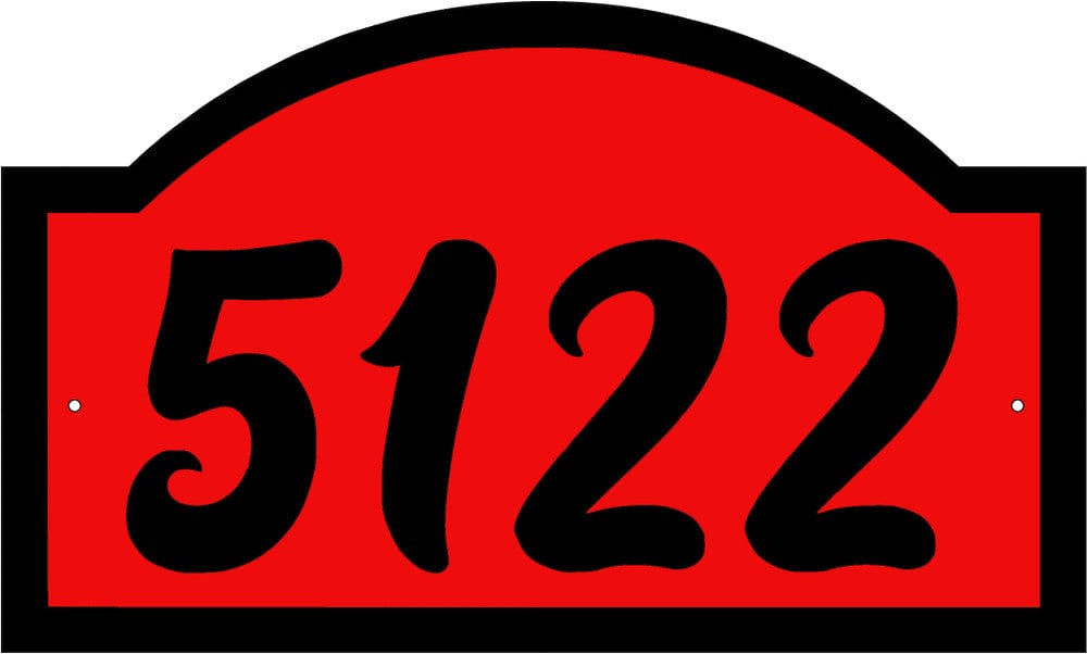 522 Number Sign Personalized Address Sign, Metal Address Sign for House Number - Rusty ...