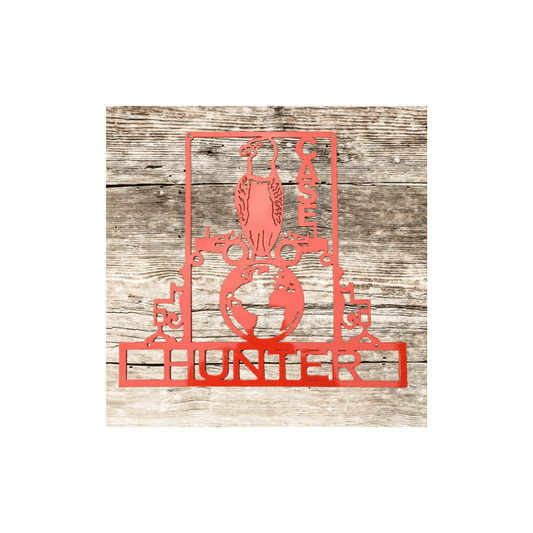 Rusty Rooster Fabrication & Design Personalized Case Tractor Sign (C24)