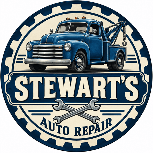 Rusty Rooster Fabrication & Design Personalized Full-Color Steel Sign Personalized Tow Truck Auto Repair Round Steel Sign (Sub A23)
