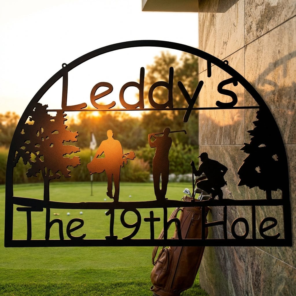 Rusty Rooster Fabrication & Design Personalized Golf Lover’s Sign (W7)