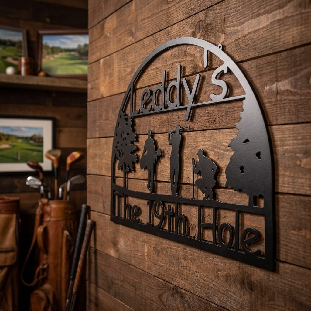 Rusty Rooster Fabrication & Design Personalized Golf Lover’s Sign (W7)