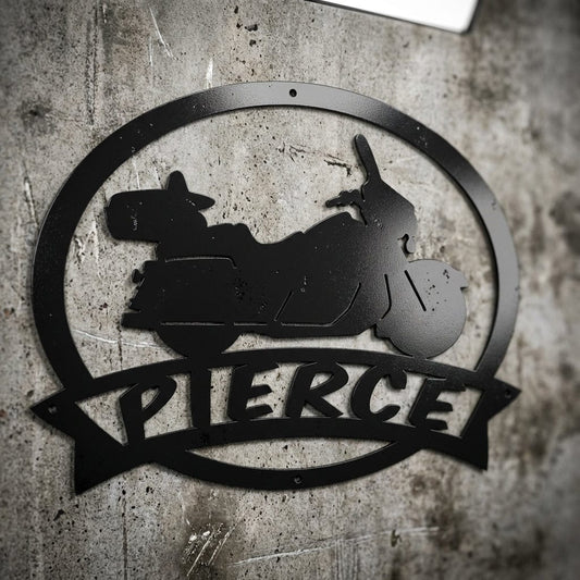 Rusty Rooster Fabrication & Design Personalized motorcycle sign, Custom metal sign, Gift for dad, Personalized sign, Metal sign, Motorcycle sign (Y31)