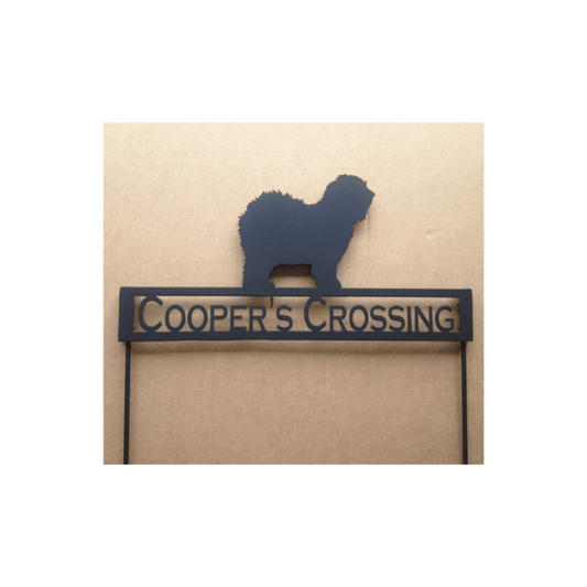 Rusty Rooster Fabrication & Design Personalized Old English Sheepdog Garden Stake (X26)