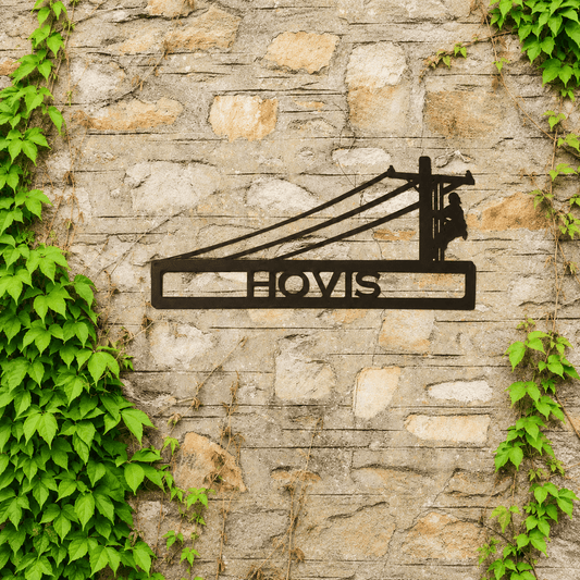 Rusty Rooster Fabrication & Design Personalized Power Lineman Metal Sign (R24)