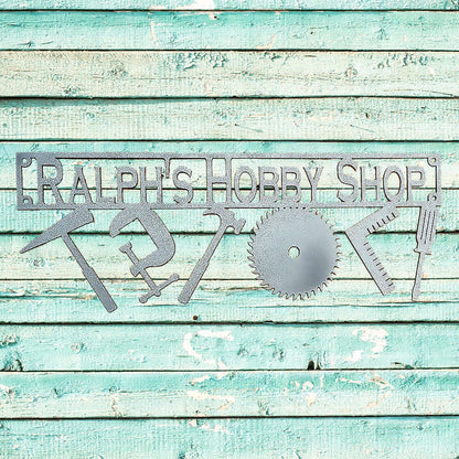 Rusty Rooster Fabrication & Design Personalized Shop & Tools Sign (C22)