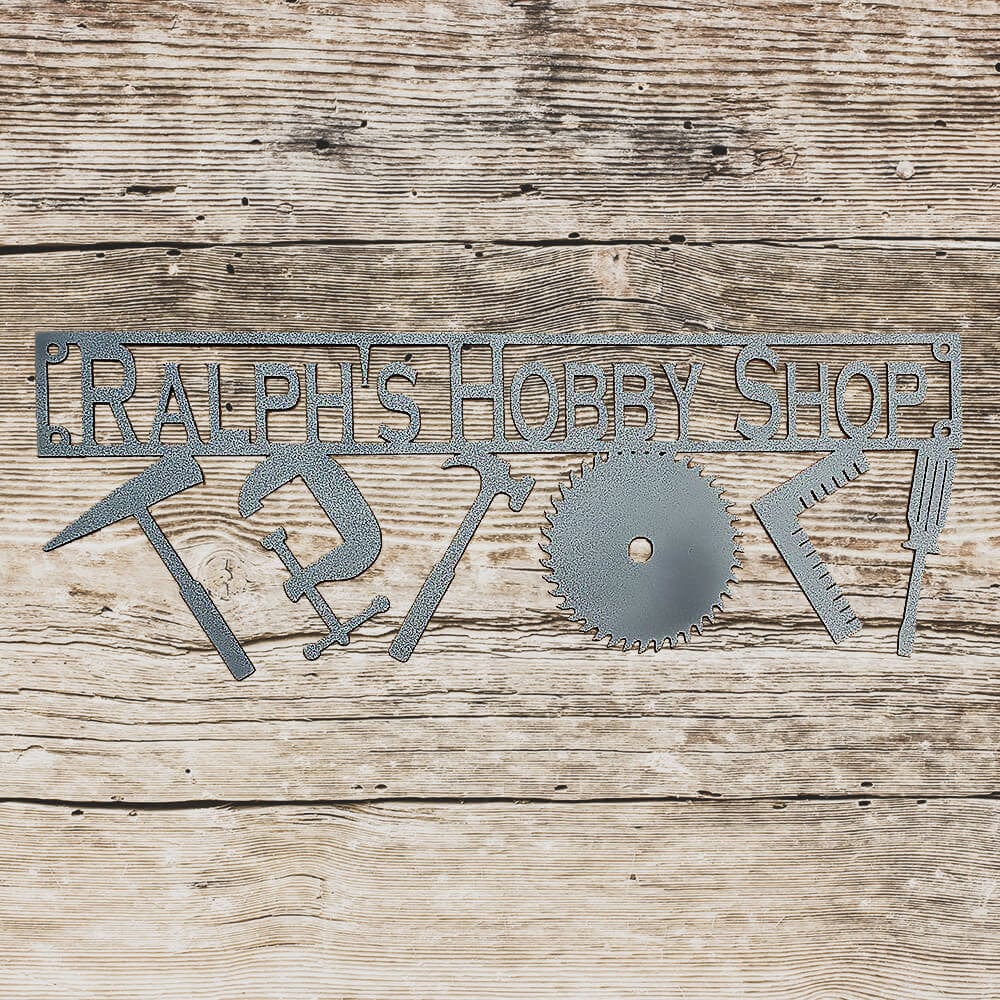 Rusty Rooster Fabrication & Design Personalized Shop & Tools Sign (C22)