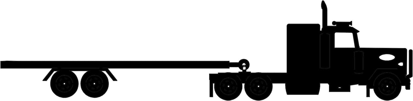 Rusty Rooster Fabrication & Design Peterbilt Semi w/ Personalized Tractor Trailer (B22)