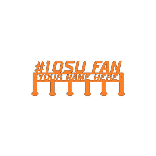 Rusty Rooster Fabrication & Design Physical product #1 OSU Fan w/Personalized Text Oklahoma State (C43)