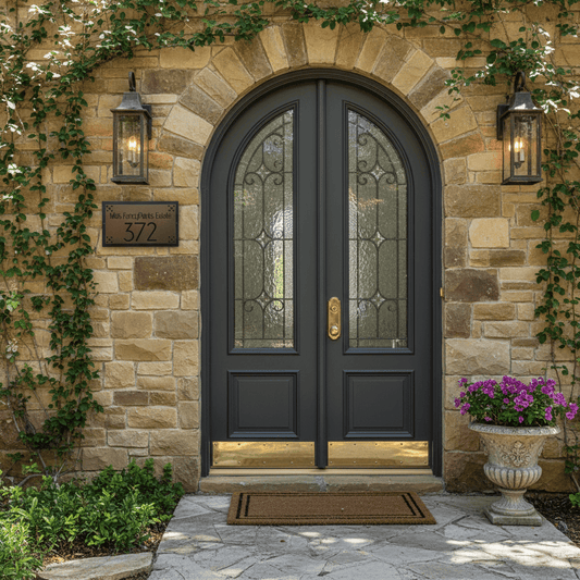 Rusty Rooster Fabrication & Design Physical product Address Sign with Backing plate and Standoffs (O27)