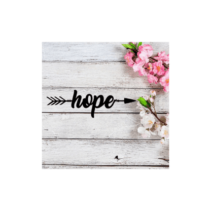 Rusty Rooster Fabrication & Design Physical product An Arrow of Hope Metal Wall Art (B50)