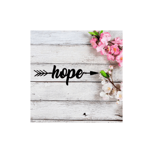 Rusty Rooster Fabrication & Design Physical product An Arrow of Hope Metal Wall Art (B50)