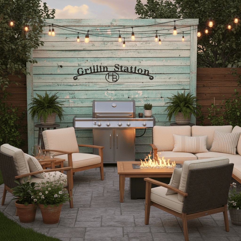 Rusty Rooster Fabrication & Design Physical product Arched Ranch Sign (E19)