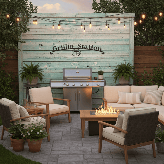 Rusty Rooster Fabrication & Design Physical product Arched Ranch Sign (E19)