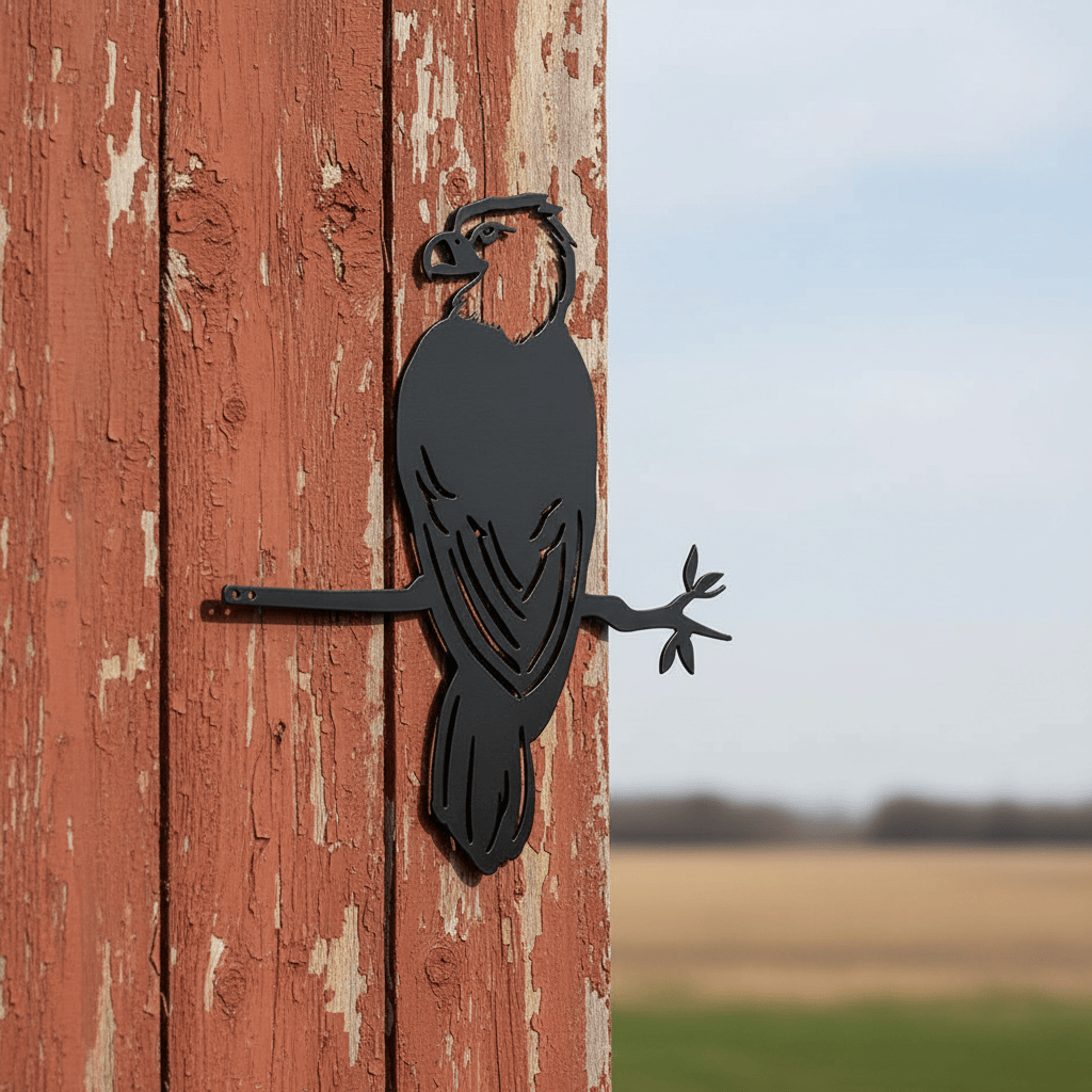 Rusty Rooster Fabrication & Design Physical product Bald Eagle On A Branch  (O42)