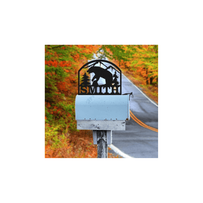 Rusty Rooster Fabrication & Design Physical product Bear Mailbox Topper (E31)