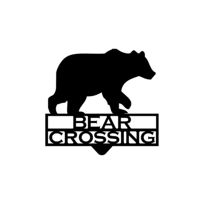 Rusty Rooster Fabrication & Design Physical product Beautiful Bear Wildlife Garden Stake (A80)