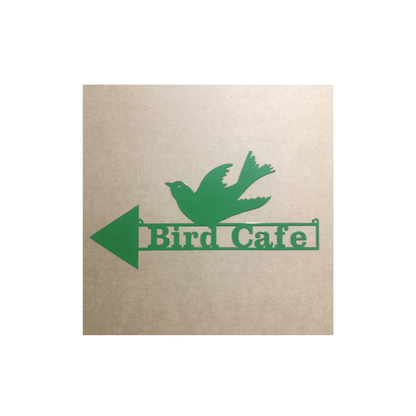 Rusty Rooster Fabrication & Design Physical product bird with arrow direction sign (O15)
