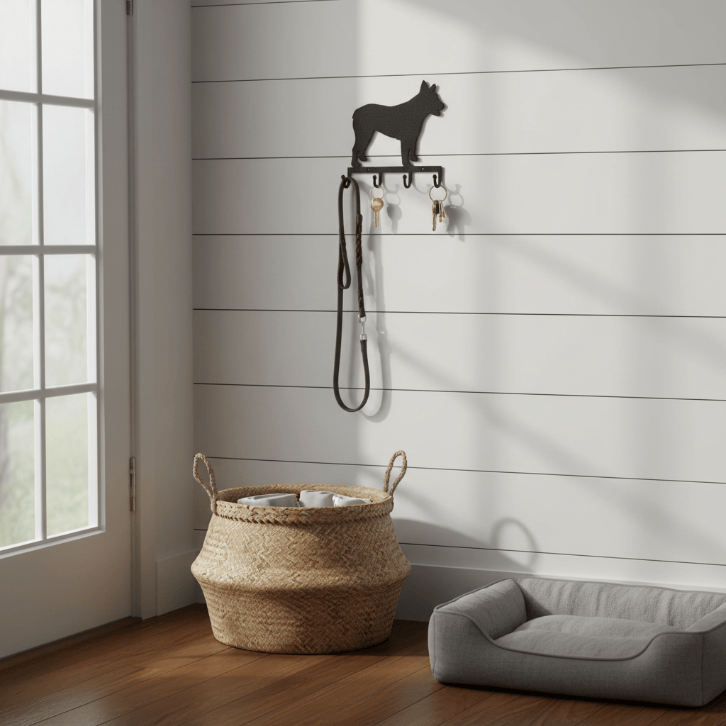 Rusty Rooster Fabrication & Design Physical product Blue Heeler Key Holder Metal (Y7)