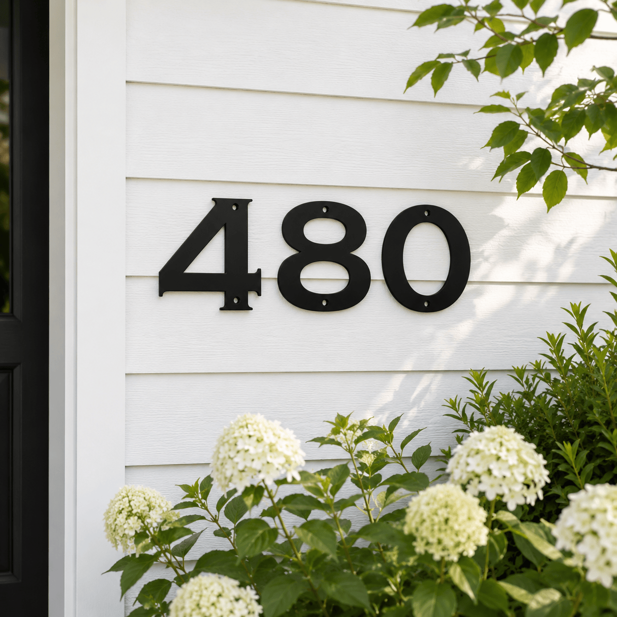 Bold Metal House Numbers