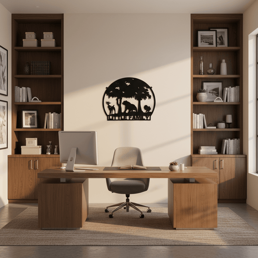 Rusty Rooster Fabrication & Design Physical product Buck Bear and Turkey Metal Wall Art (R7)