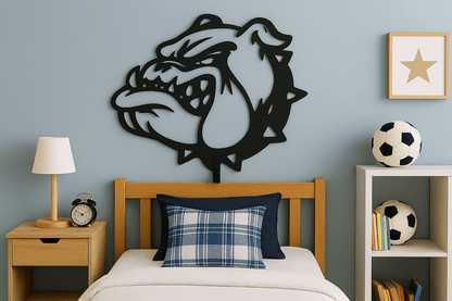 Rusty Rooster Fabrication & Design Physical product Bulldog Mascot Wall Rack – Powder-Coated Metal Hook (C54)