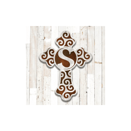 Rusty Rooster Fabrication & Design Physical product Celtic Cross Monogram (Z61)