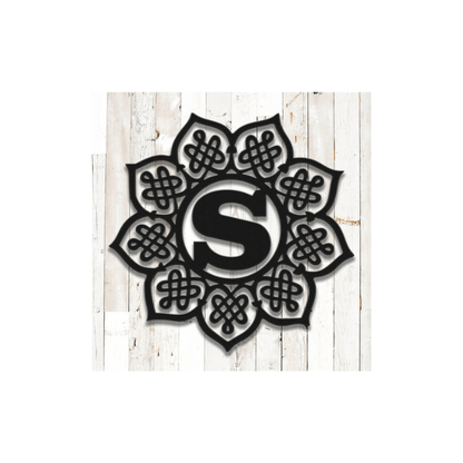 Rusty Rooster Fabrication & Design Physical product Celtic Mandala Monogram (Z60)