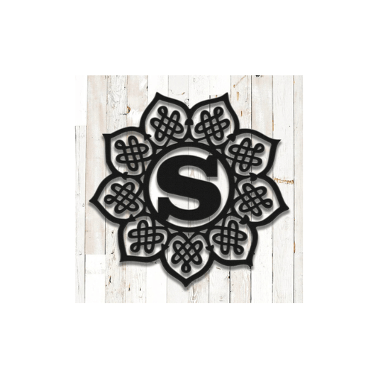 Rusty Rooster Fabrication & Design Physical product Celtic Mandala Monogram (Z60)